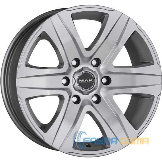 Купить Легковой диск MAK STONE6 SILVER R18 W8 PCD6x139.7 ET15 DIA106.1