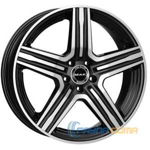 Купити Легковий диск MAK Lewis Black Mirror R20 W8.5 PCD5x112 ET40 DIA66.6