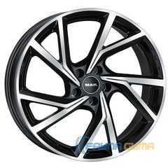Купити Легковий диск MAK KASSEL BLACK MIRROR R18 W8 PCD5x112 ET39 DIA66.45