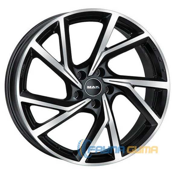 Купити Легковий диск MAK KASSEL BLACK MIRROR R18 W8 PCD5x112 ET39 DIA66.45