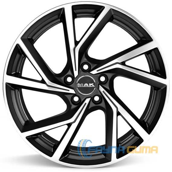 Купить Легковой диск MAK KASSEL BLACK MIRROR R19 W8.5 PCD5x112 ET45 DIA66.45