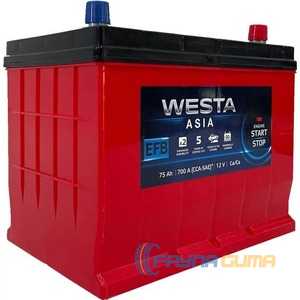 Купить Аккумулятор WESTA WAE750 6CT-75Ah EFB Asia АзЕ